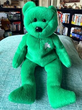 Ty Beanie Baby Erin The Bear 1997 Retired Plush Toy